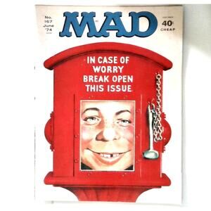 Mad Magazine #167 June 1974 - Nixon, My Fair Lady, Karate Movie, Baseball Jungle